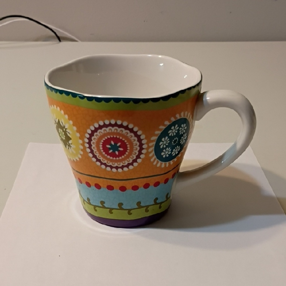 222 Fifth Multicolor Patterned Mug